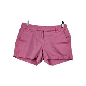 J.Crew Women's Chino Shorts Pink Size 4‎ | Style H5616 | Classic Fit Cotton...